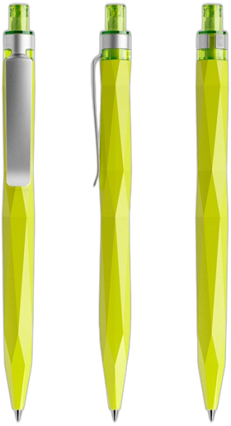 prodir Kugelschreiber QS20 Metall-Clip PMS M66 gelb-grün