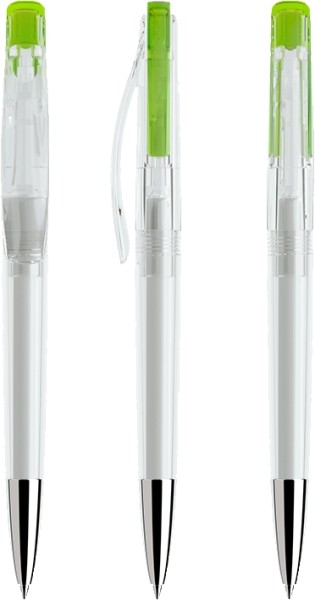 prodir Kugelschreiber DS2 PTC-T Transparent T41 Lime Green 