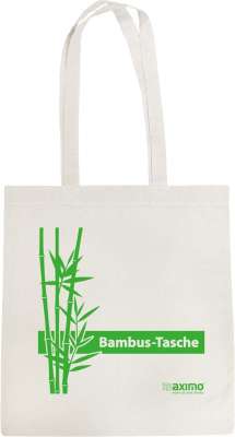 Bambustasche Ricky, natur, mit kurzen Henkeln, OEKO-TEX Standard 100  zertifiziert | pen4you