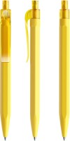 QS50 prodir Kugelschreiber PMT Curved-Clip M07 lemon QS50 prodir Kugelschreiber PMT Curved-Clip M07 lemon