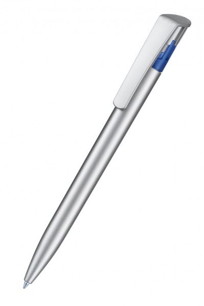 Ritter Pen Kugelschreiber All-Star Silver 50070 Wasserfall-Blau 4324