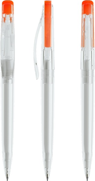 prodir Kugelschreiber DS2 PTT-T Transparent T10 Orange