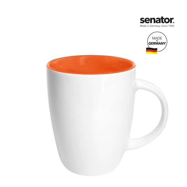 ELITE INSIDE SENATOR Kaffeetasse Orange inkl. 1C-Druck