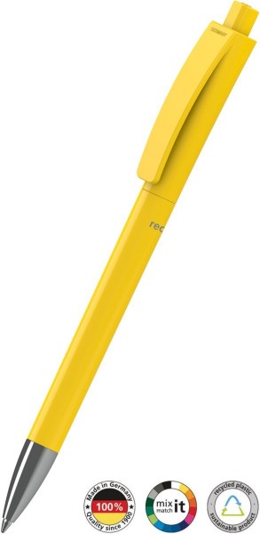 Klio Eterna Kugelschreiber Qube recycling Mn 42205 gelb