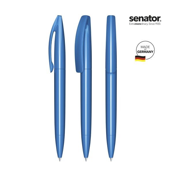 SENATOR Kugelschreiber BRIDGE Polished 3250 Pantone 2935 Blau