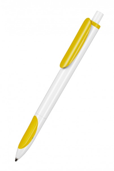 Ritter Pen Kugelschreiber Ellips 07200 Weiß-Lemon-Yellow 0101-0200
