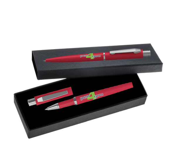 Klio-Eterna Schreibgeräteset Snooker softtouch 60294-96 Rot HST