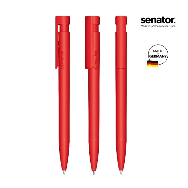 SENATOR Kugelschreiber LIBERTY MATT RECYCLED 3307 - Rot 186