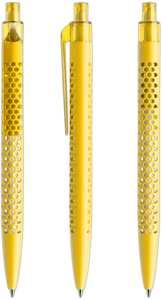prodir Kugelschreiber QS40 Air Kunststoff-Clip flat PMT matt M07 gelb