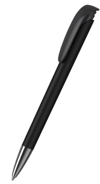 KLIO-ETERNA Kugelschreiber Jona softtouch high gloss Mn 41143 Schwarz AST