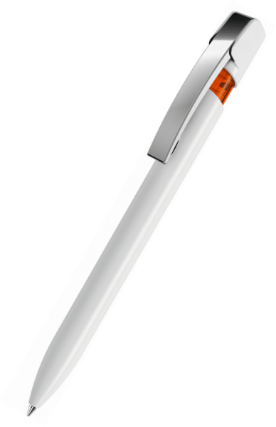 UMA Kugelschreiber SKY 0-0125 M Weiß-Orange