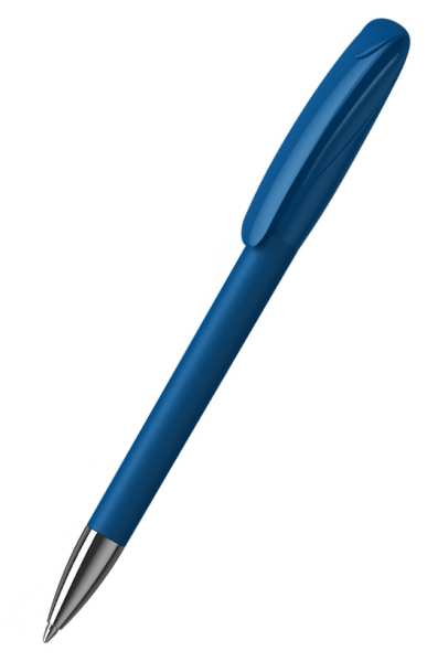 Klio-Eterna Kugelschreiber Boa softtouch high gloss Mn 41178 Mittelblau MST