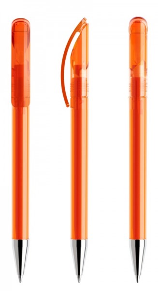 prodir DS3 Kugelschreiber TTC transparent T10 orange