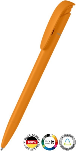 Klio Eterna Kugelschreiber Jona matt recycling 41118 Hellorange