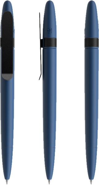 prodir Kugelschreiber DS5 Metal Clip TSR Softtouch Sodalite Blue S80 Black