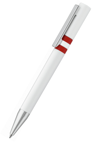 UMA Kugelschreiber RINGO 0-0045 Weiß Rot