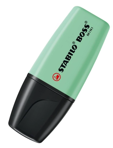 STABILO BOSS ORIGINAL MINI Pastel Textmarker Minzgrün