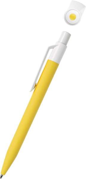 quatron Kugelschreiber Dot color softtouch 47811 gelb 0116