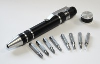 Vorschau: 8-in-1 Schraubendreher im Kugelschreiberdesign 7450.3 - schwarz Vorschau: 8-in-1 Schraubendreher im Kugelschreiberdesign 7450.3 - schwarz