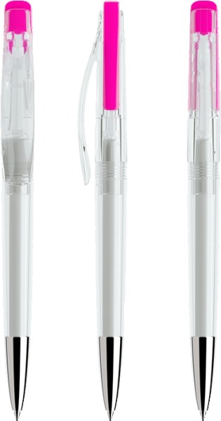 prodir Kugelschreiber DS2 PTC-P Transparent P23 Pink