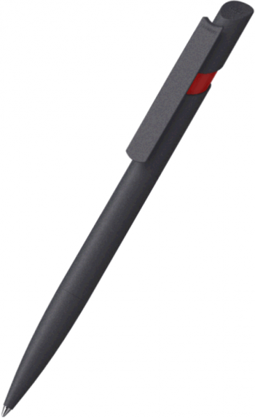 Klio-Eterna Kugelschreiber Cava softgrip 43555 schwarz-rot ASG-H