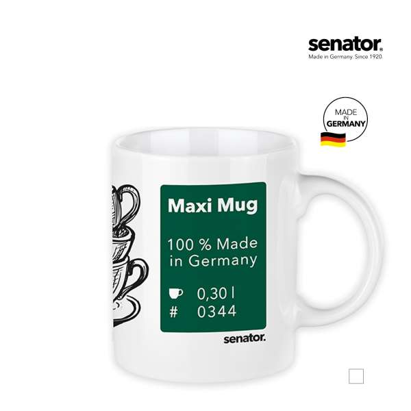 MAXI MUG SENATOR Kaffeetasse inkl. 1C-Druck