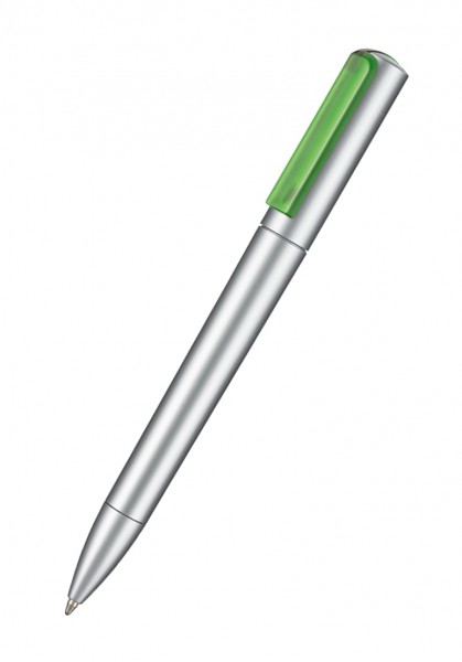 Ritter Pen Kugelschreiber Split Silver 30126 Gras-Grün 4070