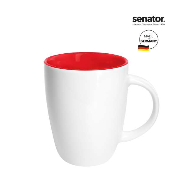 ELITE INSIDE SENATOR Kaffeetasse Rot inkl. 1C-Druck
