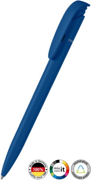 Klio Eterna Kugelschreiber Jona matt recycling 41118 Mittelblau