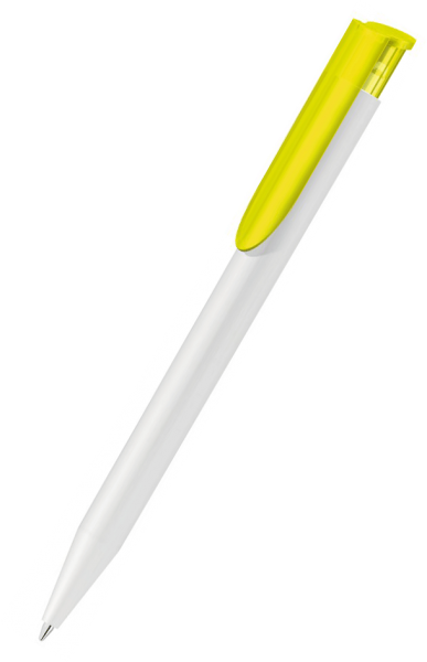 UMA Kugelschreiber HAPPY K frozen 0-0037 Weiß-Gelb