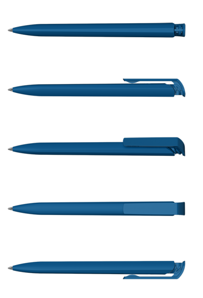 KLIO-ETERNA Kugelschreiber Trias softtouch high gloss 42658 Mittelblau MST