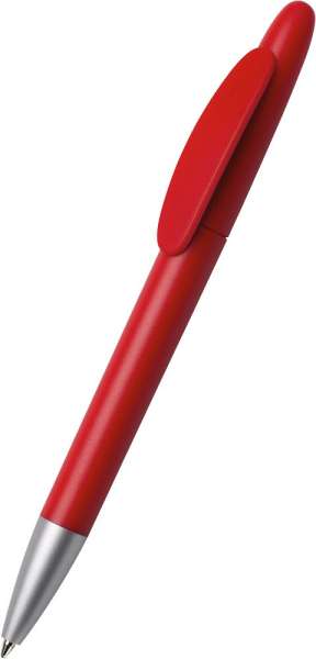 quatron Kugelschreiber Icon silver 47120 rot 0187