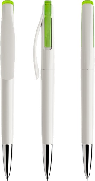 prodir Kugelschreiber DS2 PPC-T Weiß T41 Lime Green